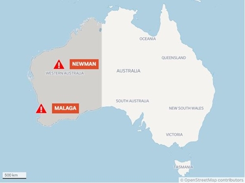 Australia thất lạc viên nang chứa chất phóng xạ